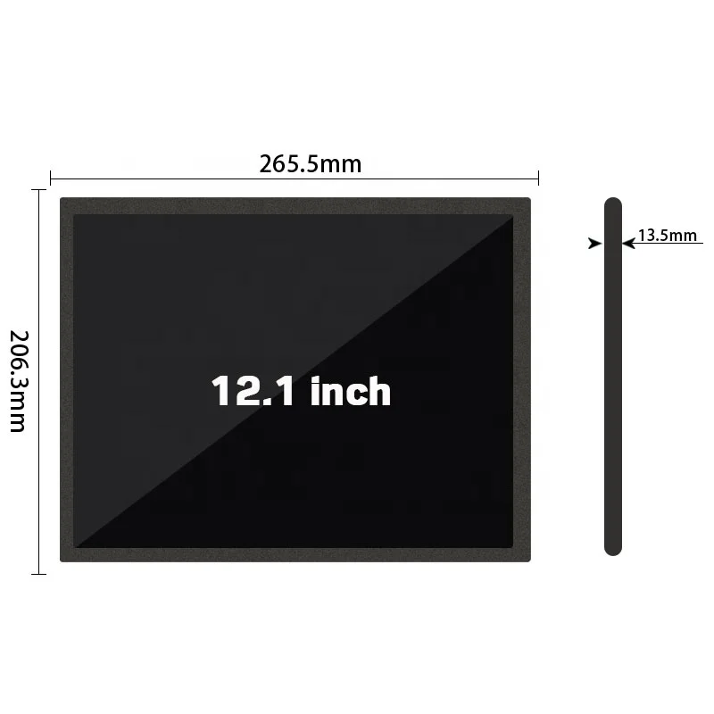 Оптом и продажи оригинальные 12 1 дюймов 1024x768 TFT IPS BOE AV121X0M-N10 высокая яркость 600 LVDS 30 контактов ЖК-модуль для промышленного ноутбук