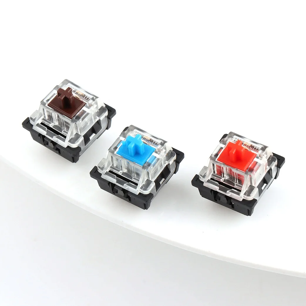 Rgb оптический переключатель клавиатуры механические коричневые синие красные 3 контакта 5 контактов Пользовательские DIY игровые