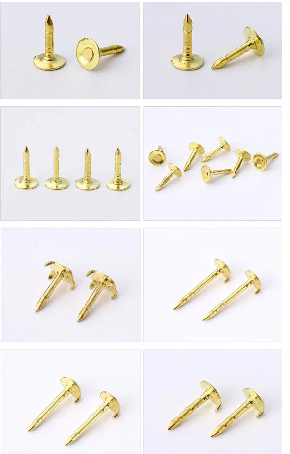 Metal Clutch Clasp Flat Fastener pin back brass tie tacks Locking Label Gold Plated Brass Flat Clutch Pin Backs With Chain