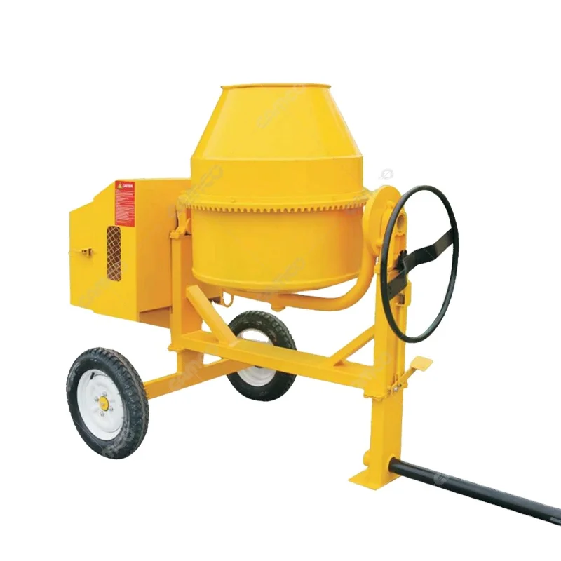 Easy operation portable mobile stationary 350l self loading electric concrete mixer small mixer