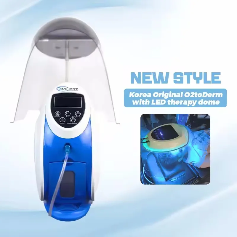 LED Photon Therapy Spray Machine Skin Rejuvenation and Lightening Facial Treatment with Oxygen Jet Facial Mask Device