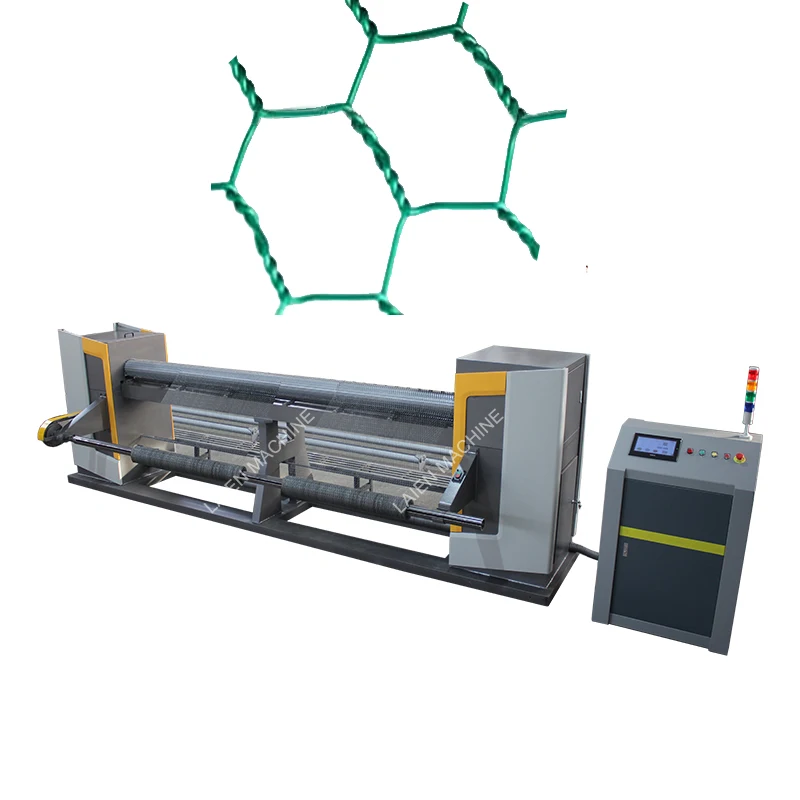 Positive And Negative Twist Hexagonal Wire Mesh Netting Machine/Станок для производства сетки Манье
