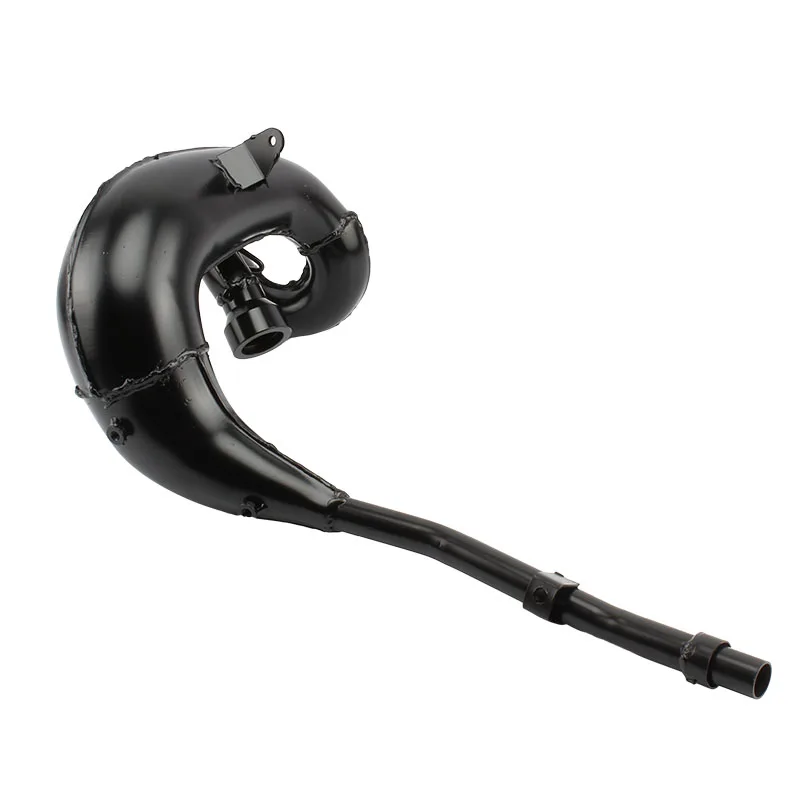 12/14 Inch Exhaust Muffler Pipe For 50cc Exhaust System Junior Senior Mini SX PRO LC SILVER Heater Protector Parts