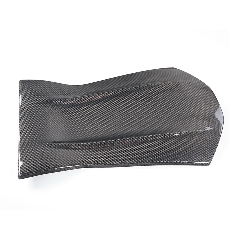 For Mercedes-Benz W205 A45 C63 E63 Glossy Carbon Fiber Seat Back Cover for AMG Type Cars