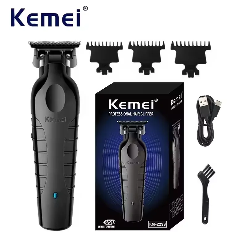 Professional Hair Trimmer Kemei 2299 for Men Barber Clippers Cordless Hair Clipper