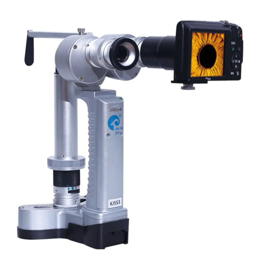 Veterinary Portable Slit Lamp Ophthalmic Examination Equipment Professional KJ5S3 Handheld Slit Lamp