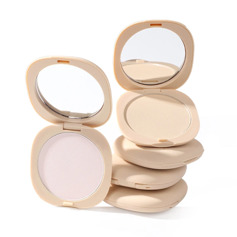 Custom Face Makeup Private Label Press Setting Powder Vegan Matte Foundation Powder Waterproof Smooth Compact Powder