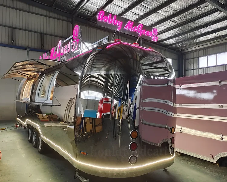 High Quality food trailer camper trailer tent events truck mobile food trailer with kitchen