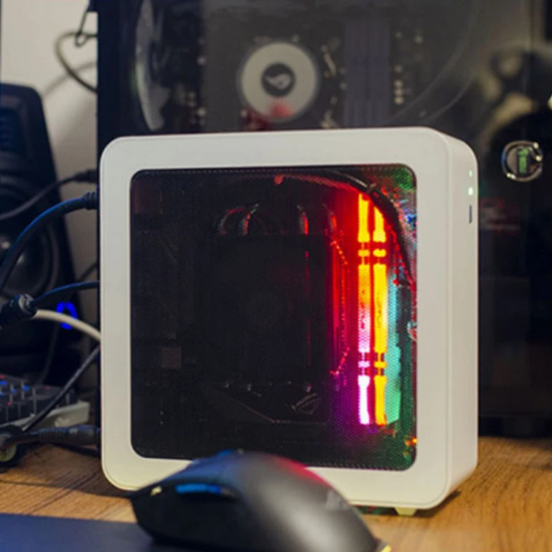 computer micro case window transparent cabinet for pc