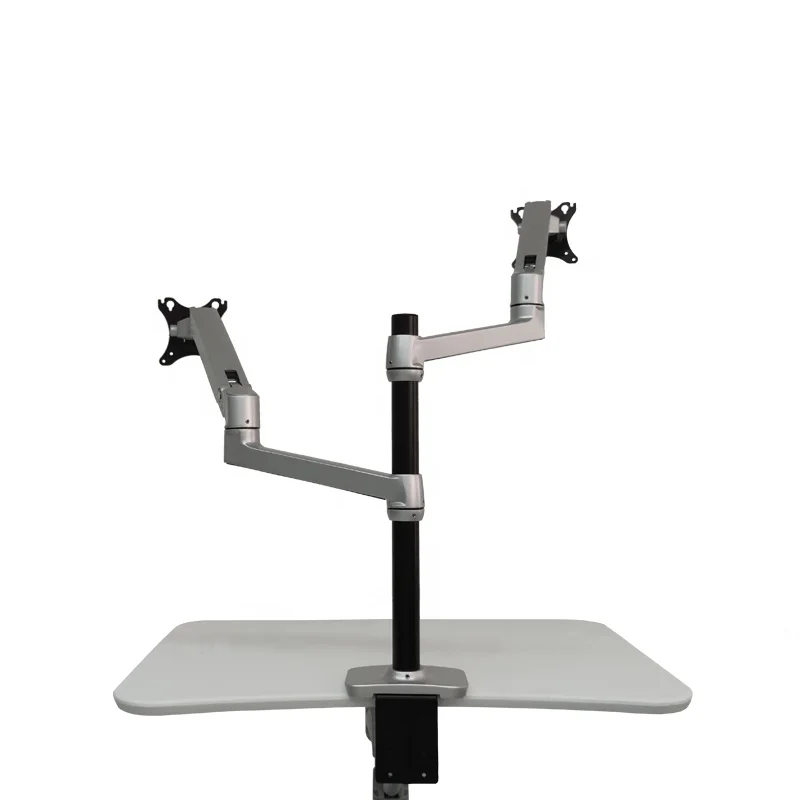  tablet floor stand Dual screen display Use home office meeting