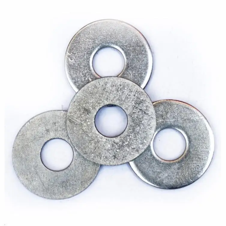 Hot Dip Galvanized Flat Washers M30 Gr.4.8 With 55.26 - 56mm Outer Diameter Hot Dip Galvanized Flat Washers M30 Gr.4.8 With 55.2