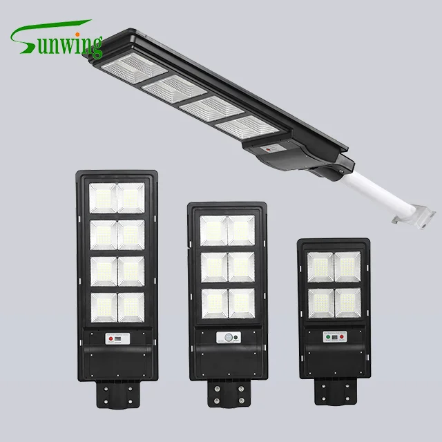 SUNWING high btight light 60W 90W 120W 150W 200W 300W waterproof induction sensor solar led street lamp