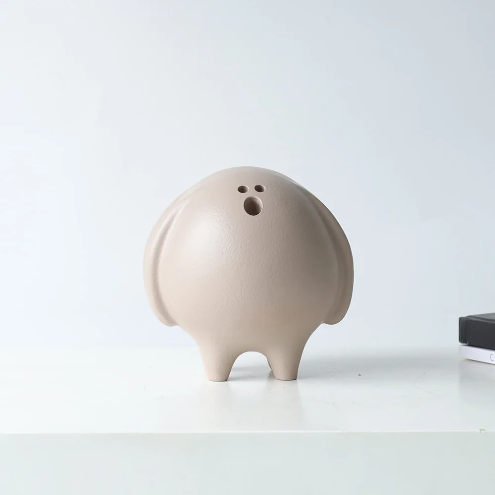 Cartoon Cute Animal figurines small sculpture resin crafts TV cabinet novelty decorations table ornaments