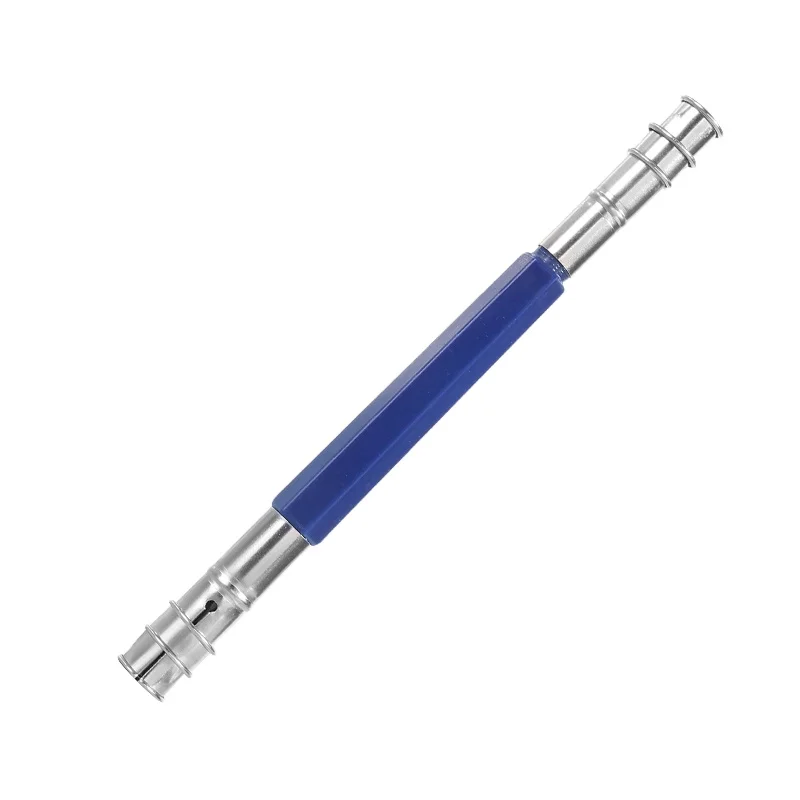 Xinbowen Blue Color Adjustable Double Head Metal Handle Pastel Pencil Stretcher Pencil Extender