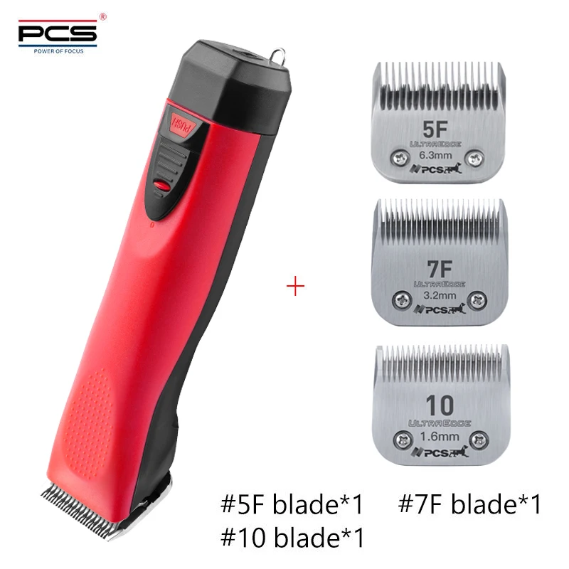3Pcs A5 Blades dog clippers professional heavy duty dog Grooming Rechargeable Pet cordless Clipper