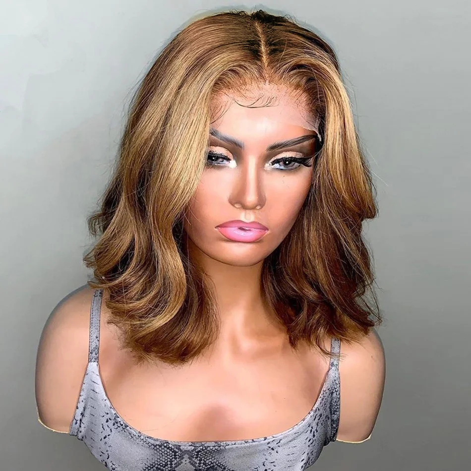 Wig Imports Ombre Color 4x4 Closure Wig Human Hair Body Wave Wig for Black Women