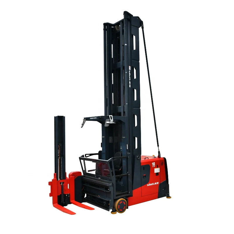 Factory sales load capacity 1.6ton electric man-up turret truck for very narrow aisle
