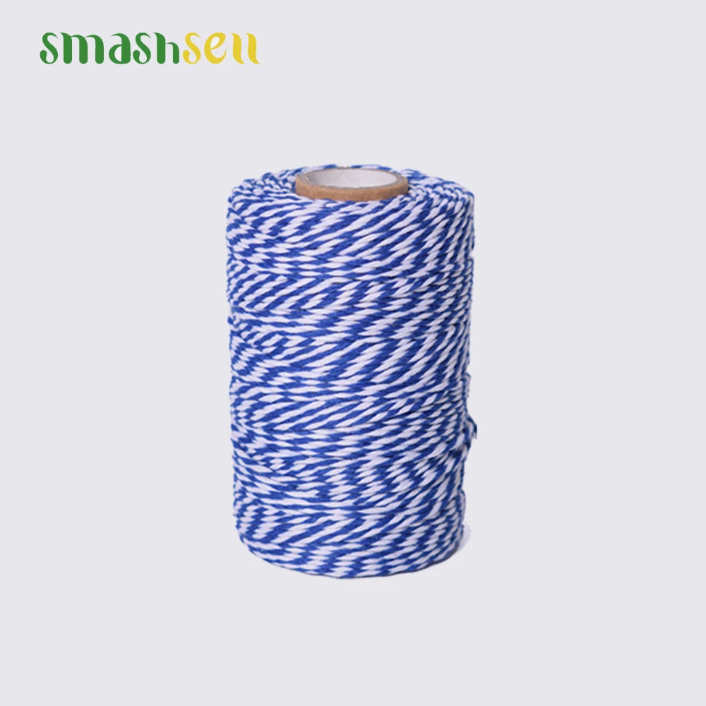 9MM Macrame Cord Recycle Thick Yarn Pet Recycling Poy Colour Yarn Oe Recycled Cotton Yarn for Knitting and Weaving