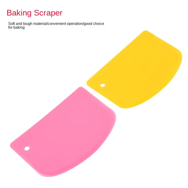 Best Price Pp Plastic Scraper Baking Tools Cream Dough Cutter Baking Pastry Tool Dough Cutting Cake Scraper