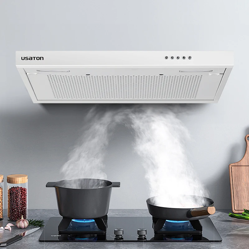 Low noise unique design simple style smart slim novel design wholesale price kitchen range hood