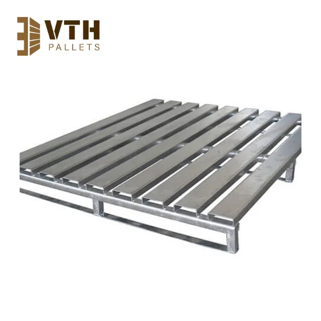 Double-Sided Warehouse Steel Pallets Wholesale Galvanized Metal Euro Standard Iron Pallets Double-Sided Iron Pallets