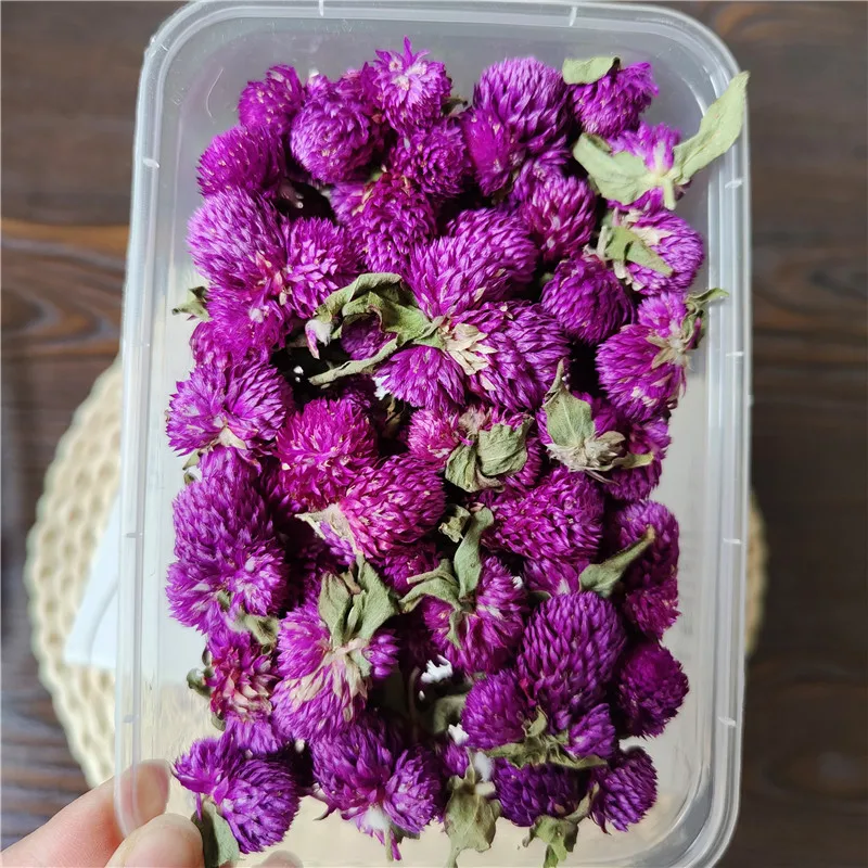 Dried flowers head Globe Amaranth   flower ring decoration handicraft decoration