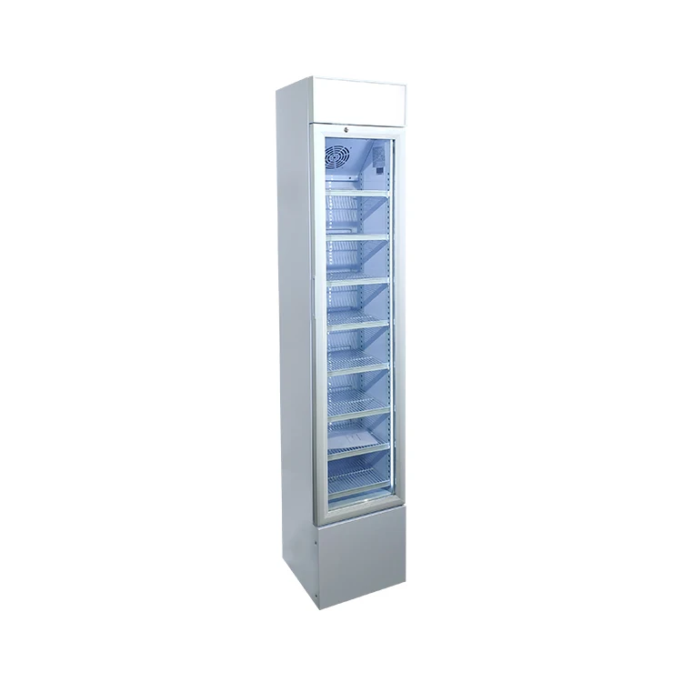 Meisda SC105B 105L однотемпературный охладитель безалкогольных напитков металлический тонкий холодильник со стеклянной дверцей для отображения и охлаждения
