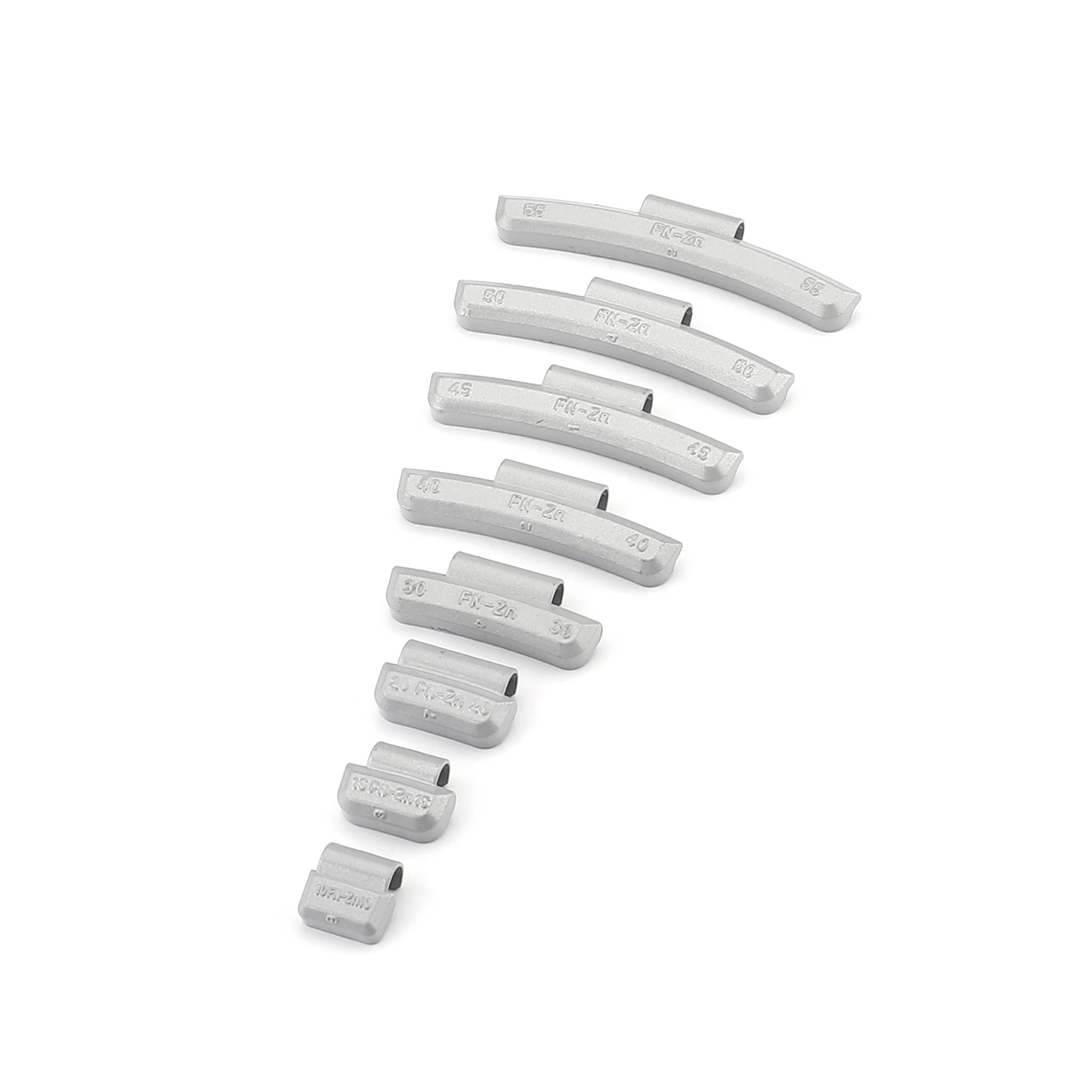 
Zinc clip on wheel weight for truck car wheel balancing 