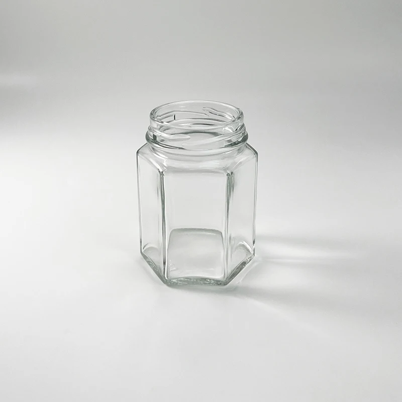 Factory direct  high quality clear  100ml 150ml  200ml sauce use clear glass Jar  for honey jam with cap