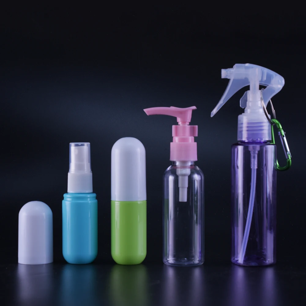 pet empty cosmetic 15ml cute compact cleaning packaging perfume empty bottle beautiful card spray 200 100 60ml trigger