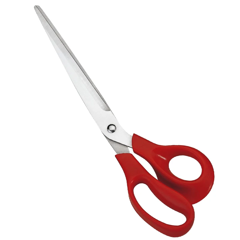 Высококачественные швейные ножницы из нержавеющей стали с красной ручкой, 10 дюймов