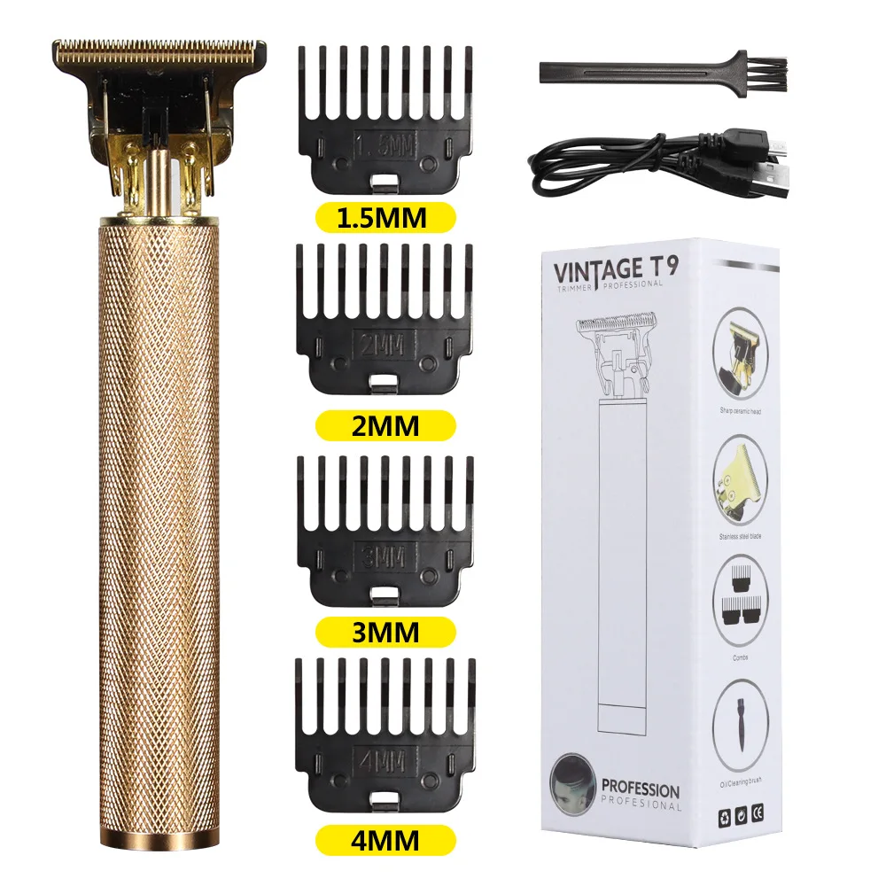Wholesales Cordless Waterproof Beard Blade Face Combs Hair Barber Electric Cutting Machine Shaver Hair Clipper Men Hair Trimmer