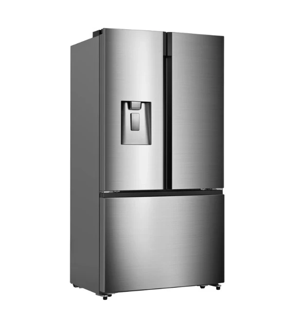 115V North America 3 Door Stainless Steel French-Door Refrigerator Fridge