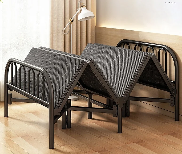 Wholesale metal folding bed adult single bed,House and hotel using sofa for living room,Portable metal folding bed folding sofa