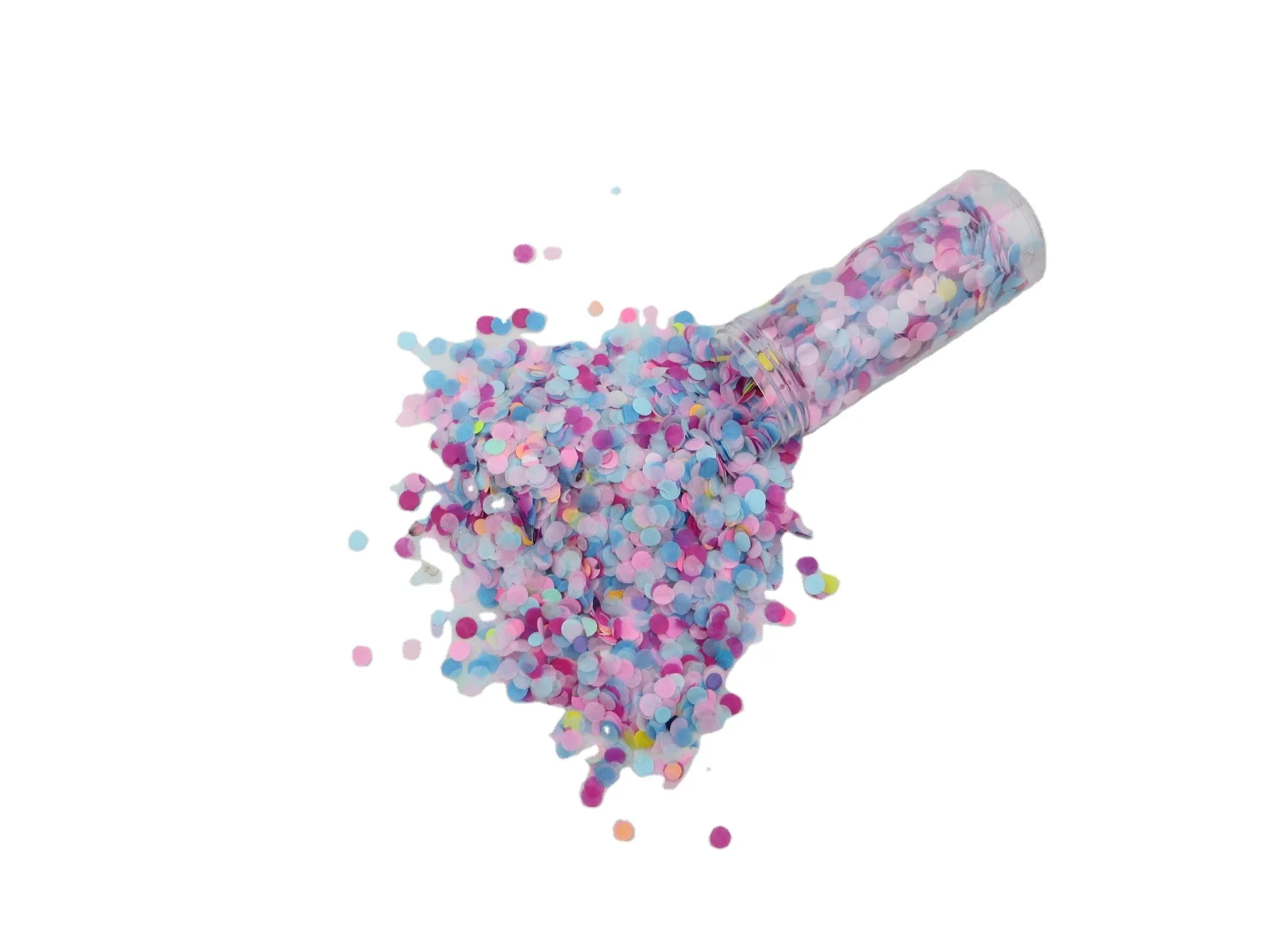 Круглые Бумажные конфетти, товары для вечеринок, пуш-поп конфетти