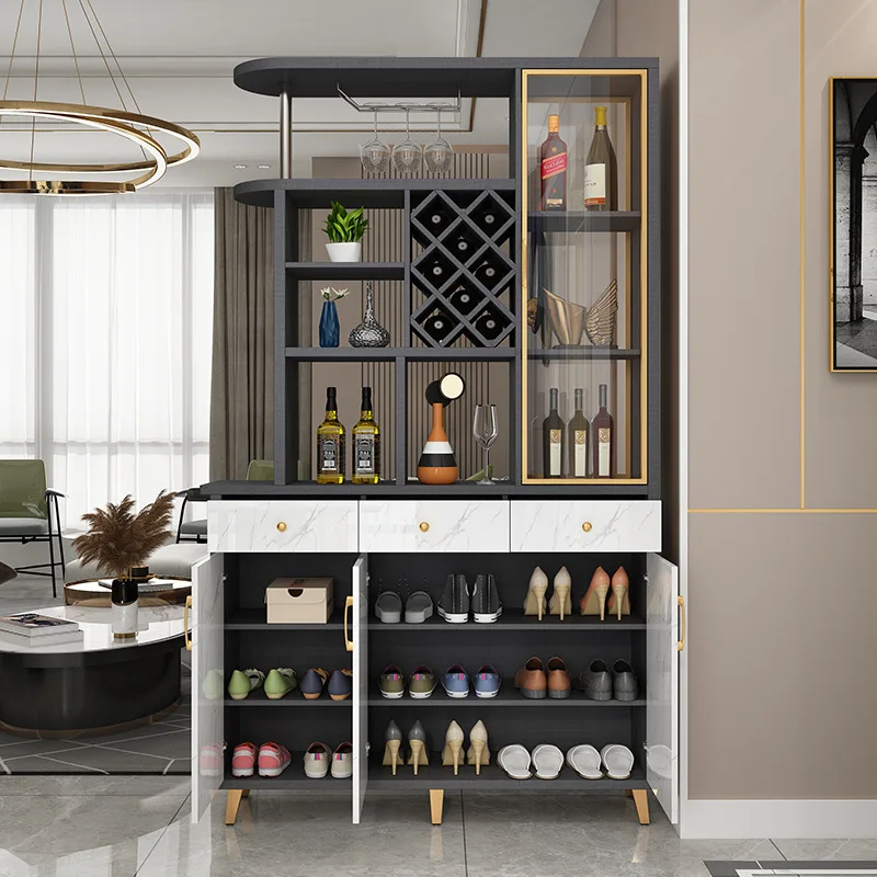 Factory wholesale light luxury minimalist living room wine cabinet screen decoration cabinet direct sales
