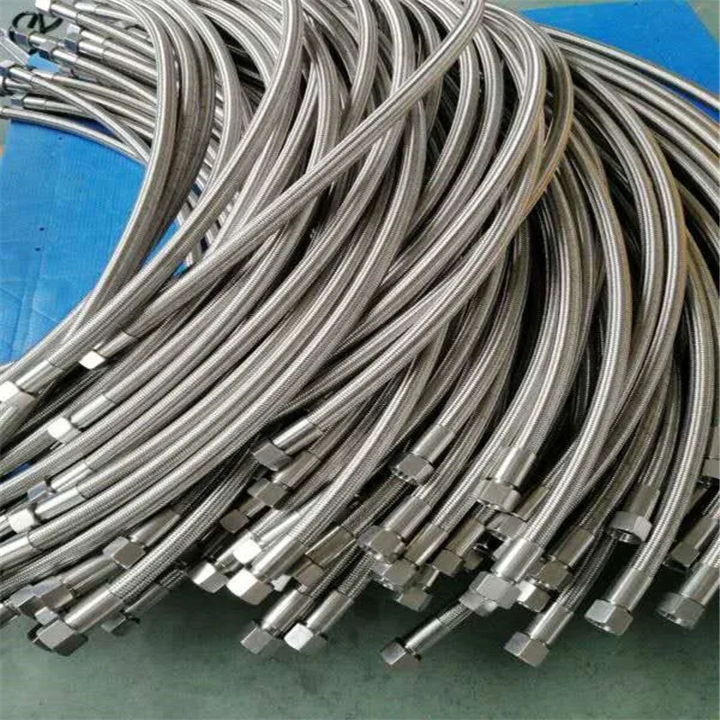 Universal Braided Stainless Steel PTFE Oil Fuel Gas Line Hose