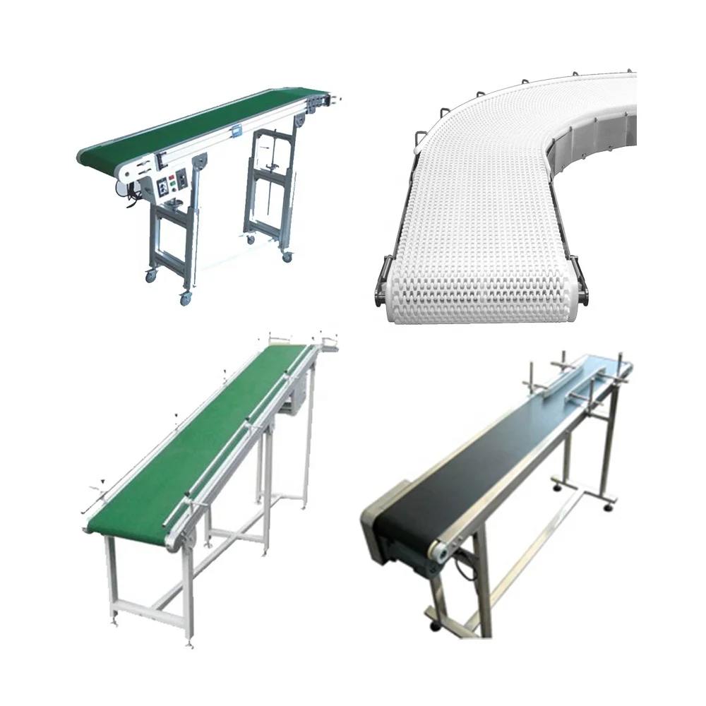 Custom Mini Industrial Production Line Bottle Plastic Metal Carton Boxes Conveyor Belt