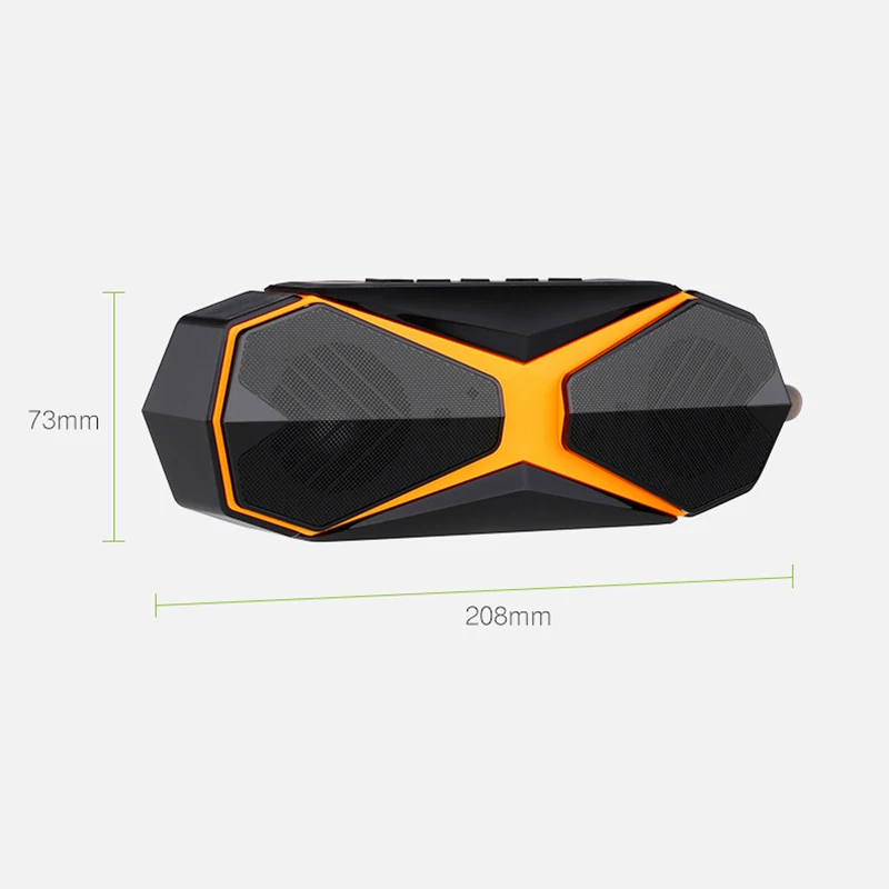 
Wholesale Wireless Blue tooth Outdoor Camping Strap Speaker USB TF MP3 Player Speaker 