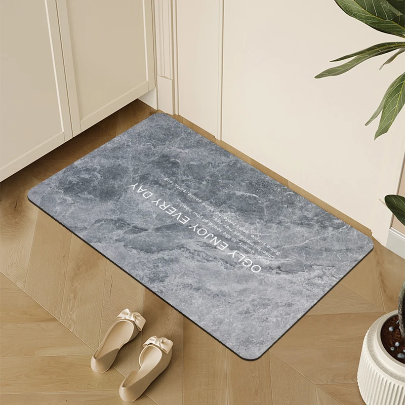 Waterproof Doormat New Custom Printed Welcome Doormat Anti Slip Entrance Carpet Logo Floor Mat Round Blank Door Mat For Outdoor