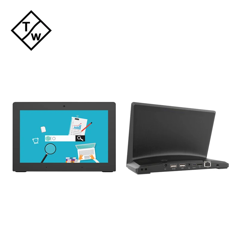 Kid Tablet PC 8 inch L Shape Android 6.0 with RJ45 Port POE OEM All-In-One PC