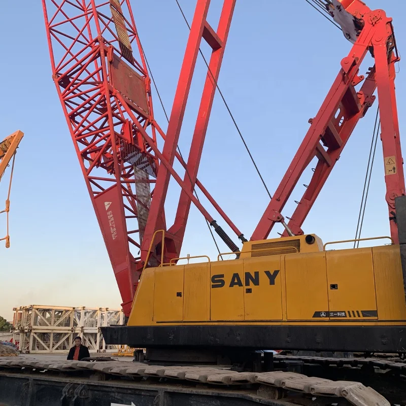 Низкая цена SANY SCC1500C хорошее состояние б/у краны кран на