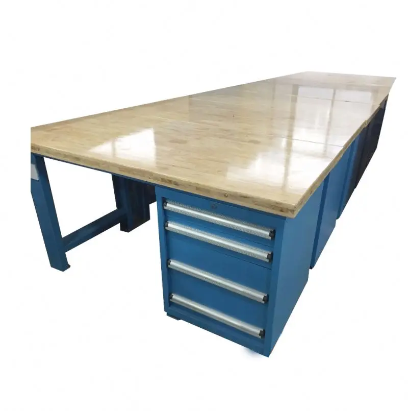 Toy  wooden workbench stainless steel workbench with drawers dental laboratory workbench for warehouse