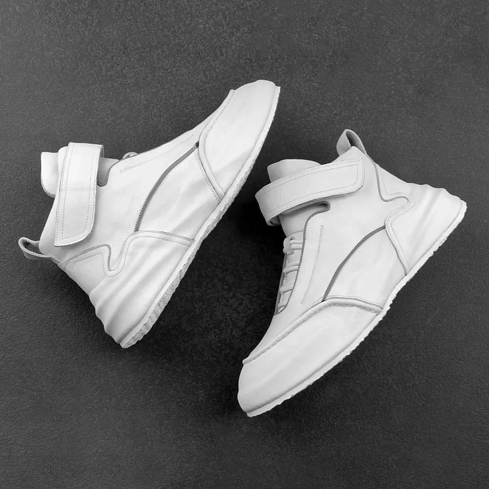 2024 Custom High Top Low Logo Brand Split Genuine Leather Manufacturer Women Men Private Label Casual Sport Shoes Sneakers