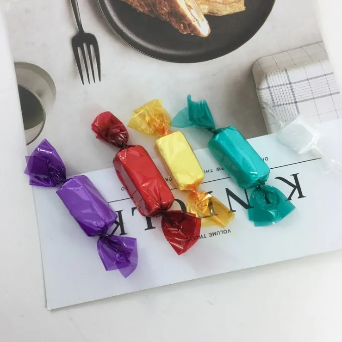 Colorful Transparent Cellophane Custom Candy Paper Candy Wrapper