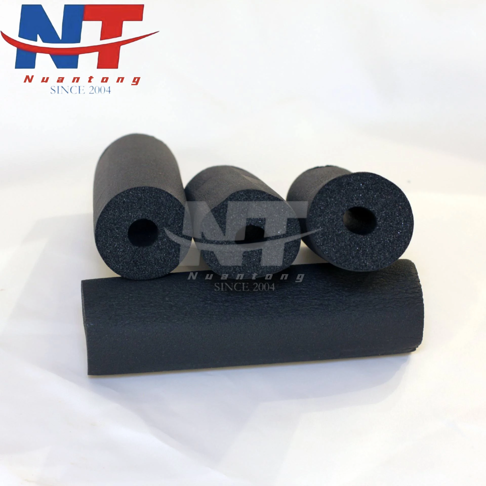 9mm 1 inch black rubber foam insulation tube/pipe
