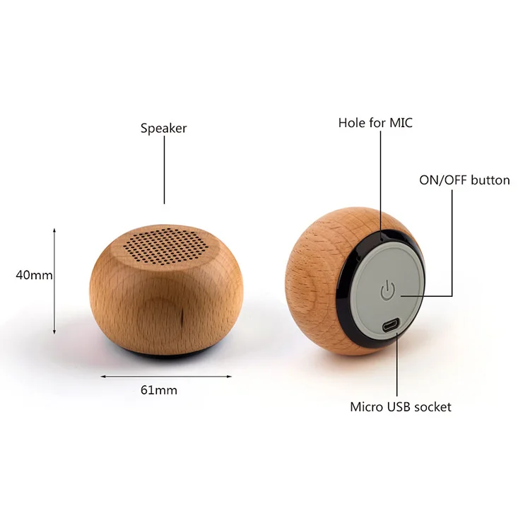 Оптовая Продажа с фабрики перезаряжаемый мини-динамик беспроводной Bluetooth Портативный активный Lautsprecher наружные пространства дорожный материал для ПК