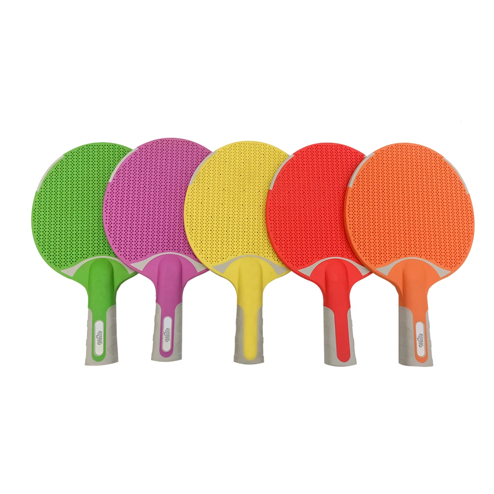 Professional Plastic Pingpongs Paddle Outdoor Custom Table Tennis Bat Racket