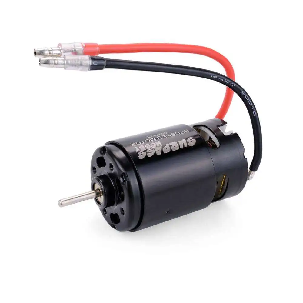 SUPERPASS HOBBY 550 Brushed Motor 21T 7.4V 13000RPM for HSP HPI Wltoys Kyosho TRAXXAS RC Car