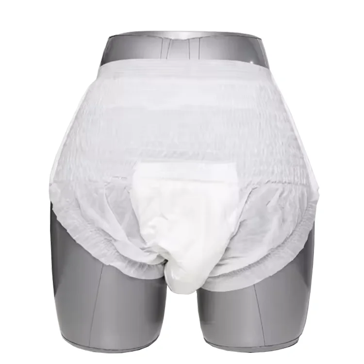 Soft Dry Surface Heavy Incontinence Disposable L Size Adult On Panty Diapers